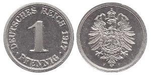 1 Pfennig Empire allemand (1871-1918) / Allemagne  