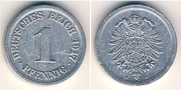 1 Pfennig Empire allemand (1871-1918) / Allemagne  