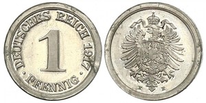 1 Pfennig Germania / Impero tedesco (1871-1918)  