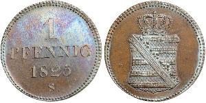 1 Pfennig States of Germany  