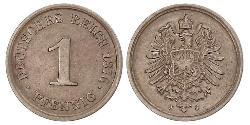 1 Pfennig 德国  