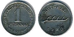 1 Pfennig 德国  