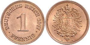 1 Pfennig 德国  