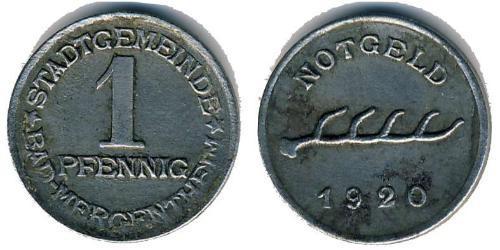 1 Pfennig 德国  