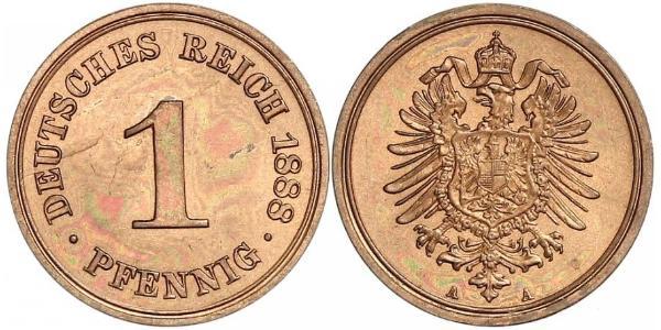 1 Pfennig 德国  