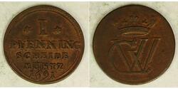 1 Pfennig 联邦州 (德国) 銅 