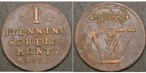 1 Pfennig 联邦州 (德国) 銅 