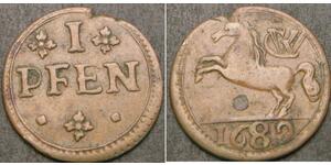 1 Pfennig 联邦州 (德国) 銅 