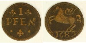 1 Pfennig 联邦州 (德国) 銅 