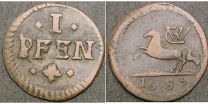 1 Pfennig 联邦州 (德国) 銅 