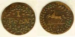 1 Pfennig 联邦州 (德国) 銅 