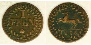 1 Pfennig 联邦州 (德国) 銅 