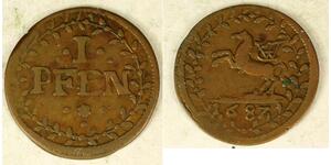 1 Pfennig 联邦州 (德国) 銅 