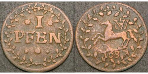 1 Pfennig 联邦州 (德国) 銅 