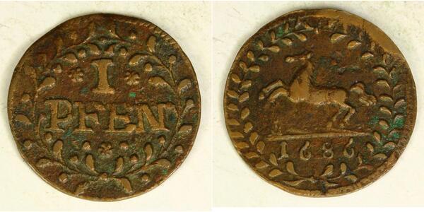 1 Pfennig 联邦州 (德国) 銅 