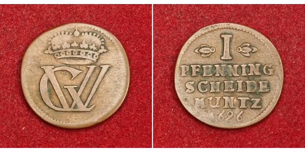 1 Pfennig 联邦州 (德国) 銅 