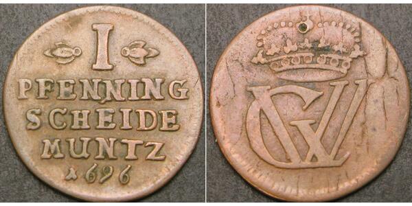 1 Pfennig 联邦州 (德国) 銅 