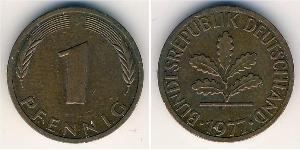 1 Pfennig 西德 (1949 - 1990) 青铜 