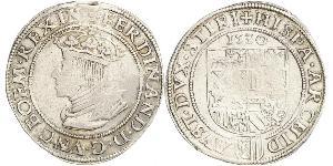 1 Pfundner Austria Plata Fernando I de Habsburgo (1503-1564)