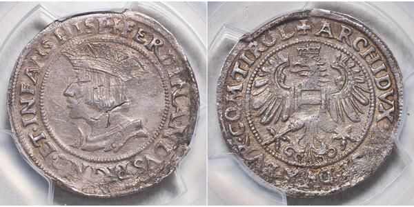 1 Pfundner Österreich Silber Ferdinand I (1503-1564)