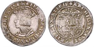 1 Pfundner Austria  Silver Ferdinand I, Holy Roman Emperor(1503-1564)