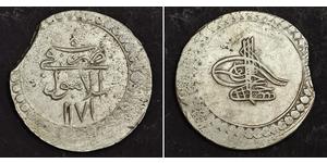 1 Piastre Empire ottoman (1299-1923) Argent Moustapha III (1757 - 1774)