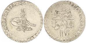 1 Piastre Empire ottoman (1299-1923) Argent Moustapha III (1757 - 1774)