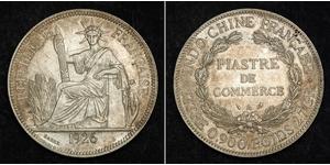 1 Piastre Indochine française (1887-1954) Argent 