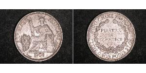 1 Piastre Indochine française (1887-1954) Argent 