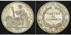 1 Piastre Indochine française (1887-1954) Argent 