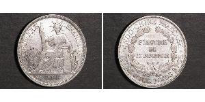 1 Piastre Indochine française (1887-1954) Argent 