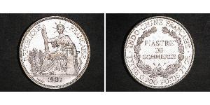 1 Piastre Indochine française (1887-1954) Argent 