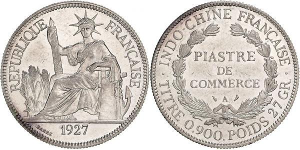 1 Piastre Indochine française (1887-1954) Argent 