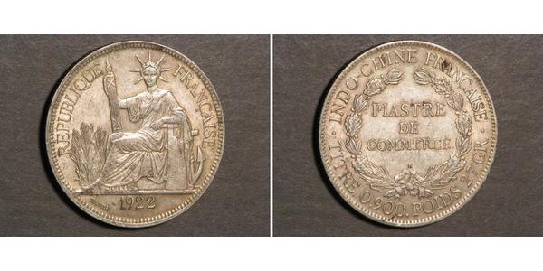 1 Piastre Indochine française (1887-1954) Argent 