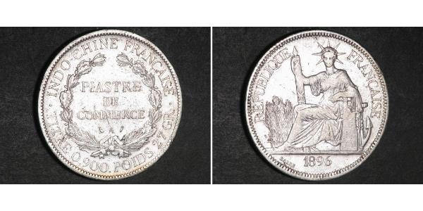 1 Piastre Indochine française (1887-1954) Argent 