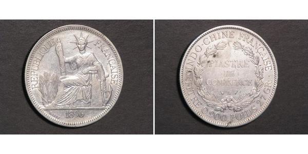 1 Piastre Indochine française (1887-1954) Argent 