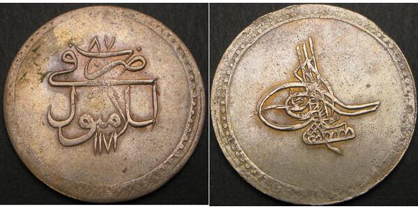 1 Piastre Impero ottomano (1299-1923) Argento Mustafa III (1757 - 1774)
