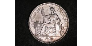 1 Piastre Indocina francese (1887-1954) Argento 