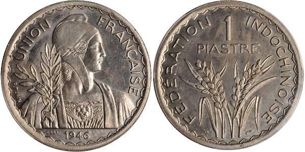 1 Piastre French Indochina (1887-1954) Copper/Nickel 