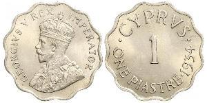 1 Piastre British Cyprus (1878 - 1960) Kupfer/Nickel 