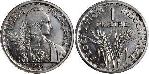 1 Piastre Französisch-Indochina (1887-1954) Kupfer/Nickel 