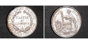 1 Piastre Indochina francesa (1887-1954) Plata 