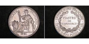 1 Piastre Indochina francesa (1887-1954) Plata 
