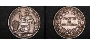 1 Piastre Indochina francesa (1887-1954) Plata 