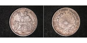 1 Piastre Indochina francesa (1887-1954) Plata 