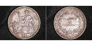 1 Piastre Indochina francesa (1887-1954) Plata 