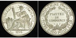 1 Piastre Indochina francesa (1887-1954) Plata 