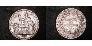 1 Piastre Indochina francesa (1887-1954) Plata 