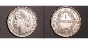 1 Piastre Indochina francesa (1887-1954) Plata 