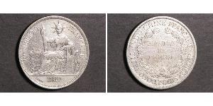 1 Piastre Indochina francesa (1887-1954) Plata 